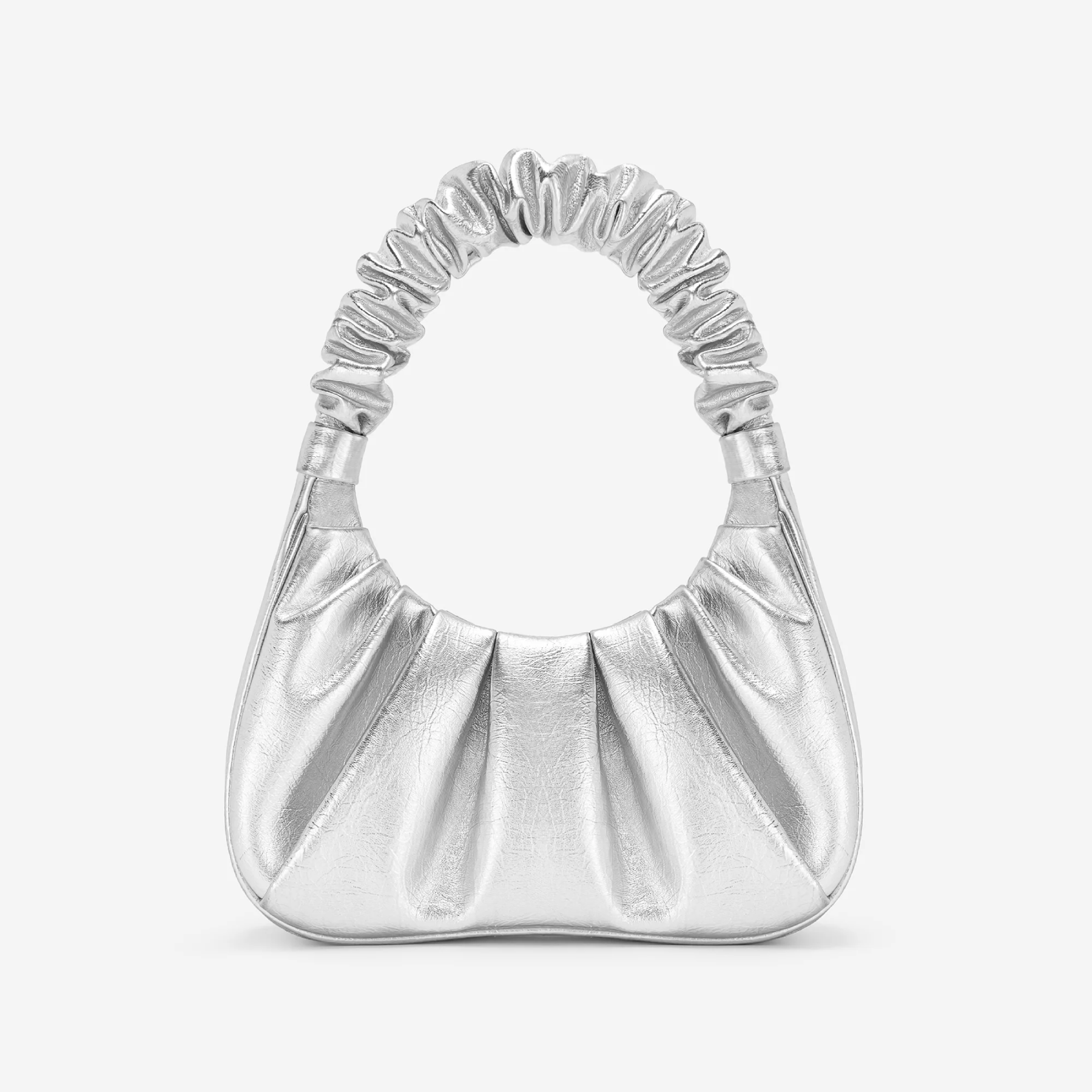 Gabbi Metal Hangbag - Sliver